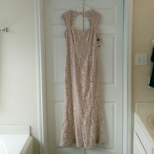 Ralph Lauren Tan Evening Gown